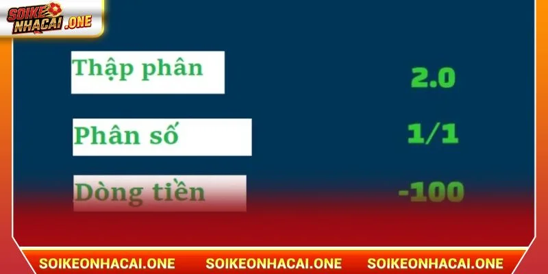 Tỷ lệ kèo - odds là thông số rất quan trọng.